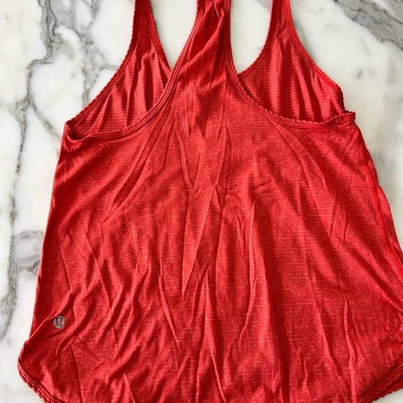 Lululemon racerback tanks. All size 6. Bundle of 4. Purple, white, orange, pink - Picture 6 of 9